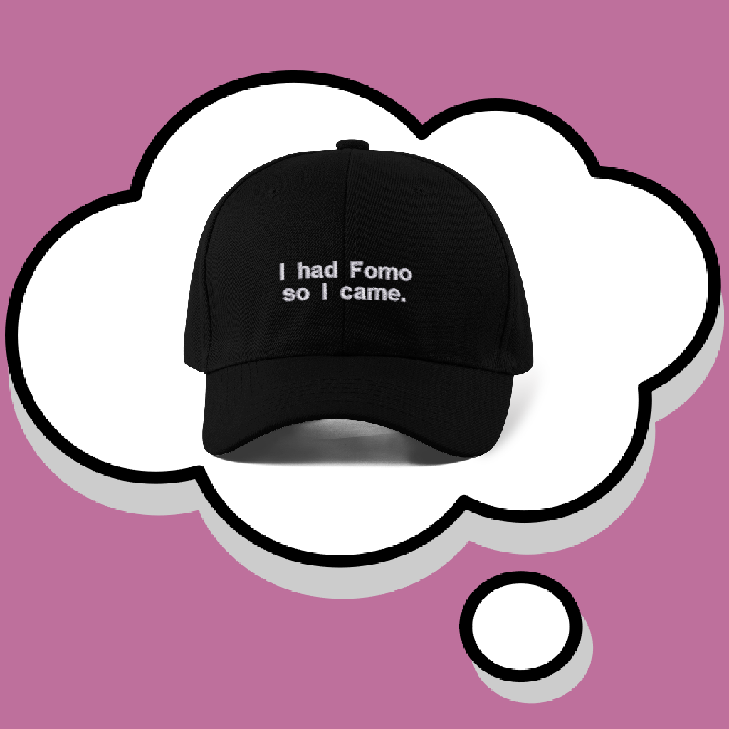 FOMO Embroidered Dad Hat | Traversing Stitches