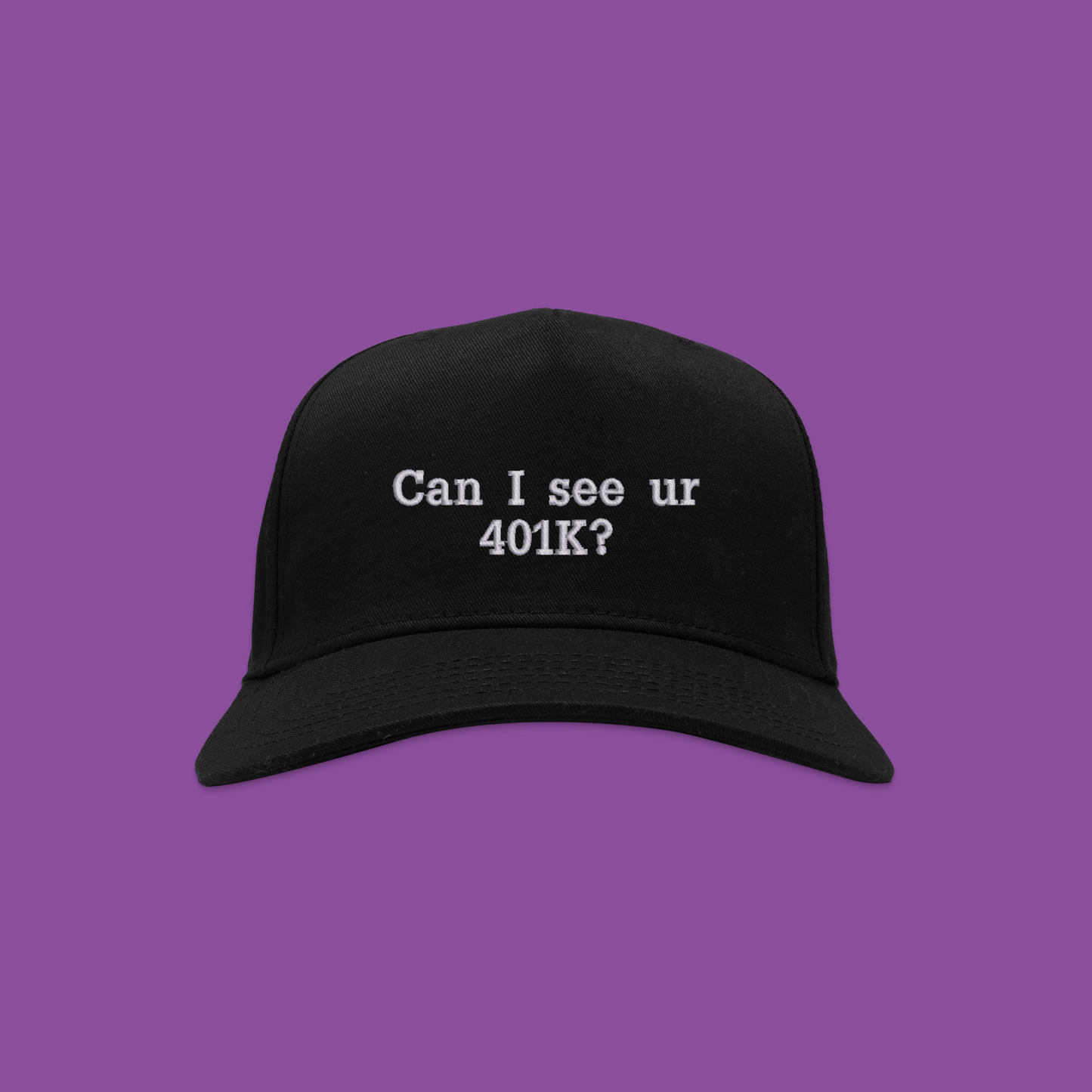 Can I See your 401K Embroidered Funny Dad Hat | Traversing Levels