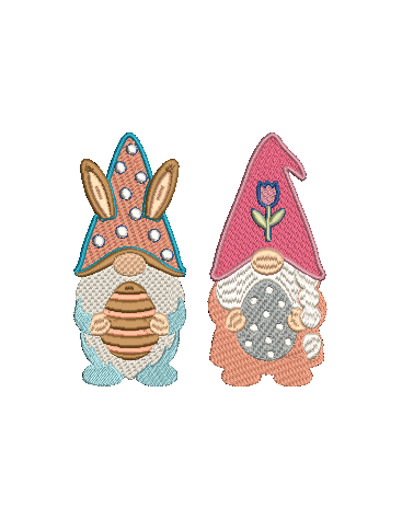 Gnomes Embroidery Design File 🍄🧙