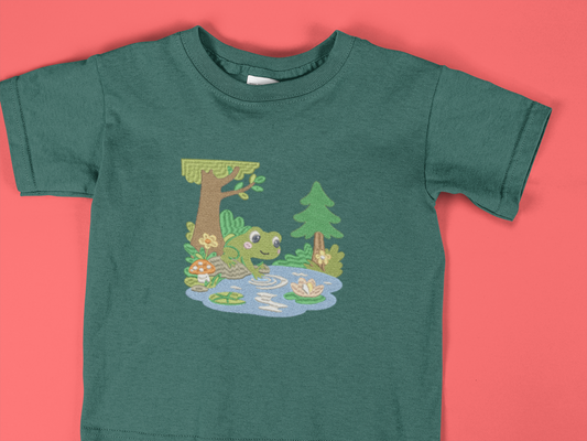 Curious Toad Embroidery File Multiple Formats! 4x4, 5x5.5, 8x8