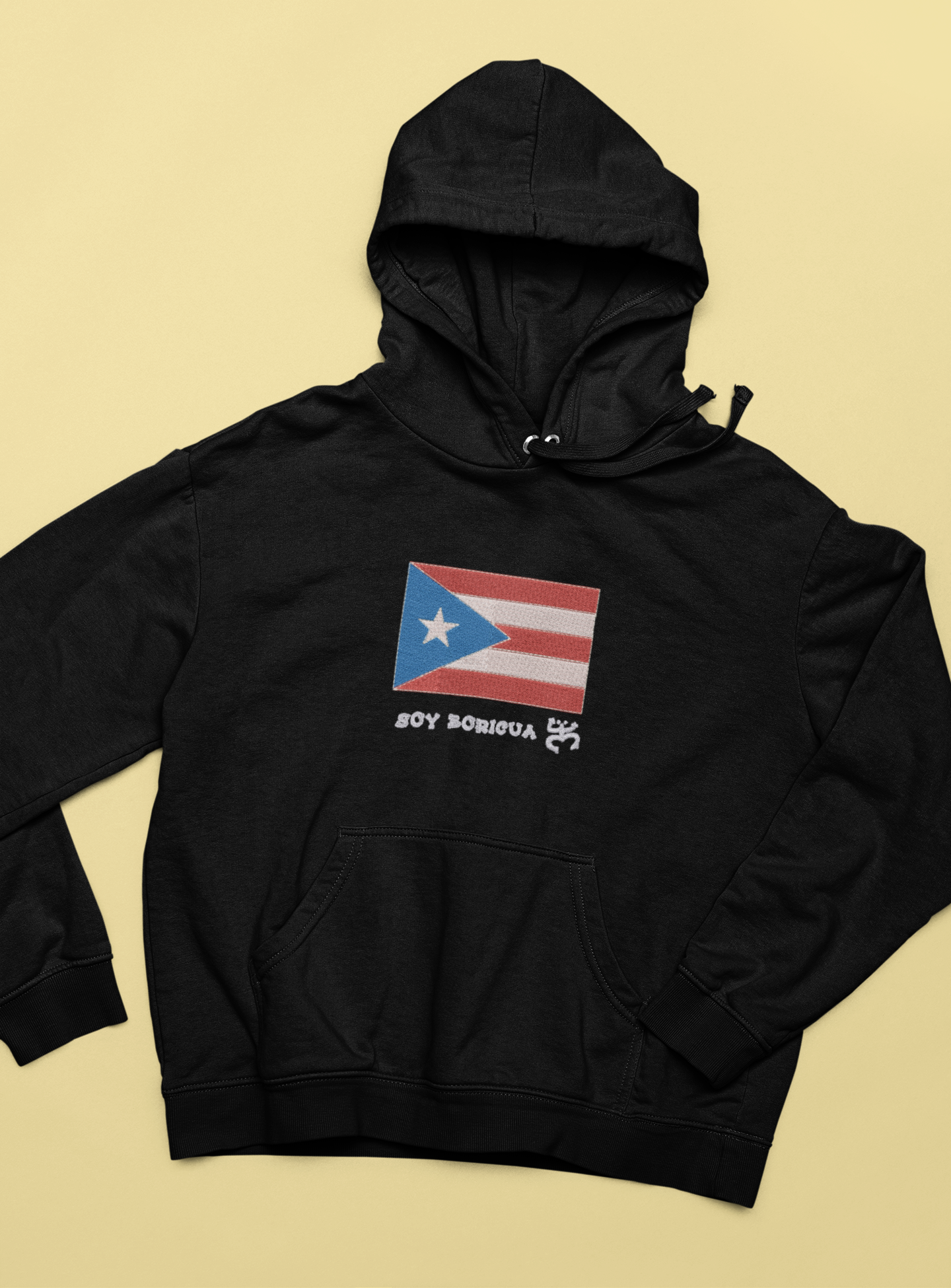 Soy Boricua Embroidered Hoodie | Traversing Stitches