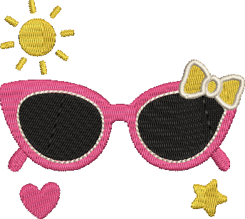 Sunshine embroidery design