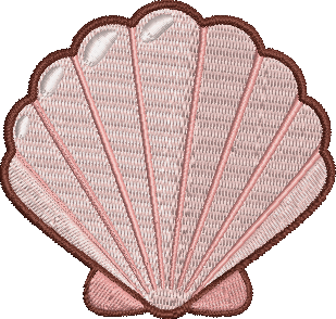 Palm tree embroidery design